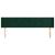 Tăblie de pat cu aripioare verde închis 203x16x78/88 cm catifea GartenMobel Dekor