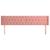 Tăblie de pat cu aripioare roz 203x16x78/88 cm catifea GartenMobel Dekor