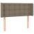 Tăblie de pat cu aripioare gri taupe 83x16x78/88 cm textil GartenMobel Dekor
