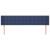 Tăblie de pat cu aripioare albastru 163x16x78/88 cm textil GartenMobel Dekor