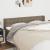 Tăblie de pat cu aripioare gri taupe 203x16x78/88 cm textil GartenMobel Dekor