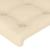 Tăblie de pat cu aripioare, crem, 203x16x78/88 cm textil GartenMobel Dekor