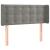 Tăblie de pat cu aripioare gri deschis 83x16x78/88 cm catifea GartenMobel Dekor
