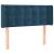 Tăblie pat cu aripioare albastru închis 83x16x78/88 cm catifea GartenMobel Dekor