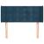 Tăblie pat cu aripioare albastru închis 83x16x78/88 cm catifea GartenMobel Dekor