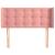 Tăblie de pat cu aripioare roz 83x16x78/88 cm catifea GartenMobel Dekor