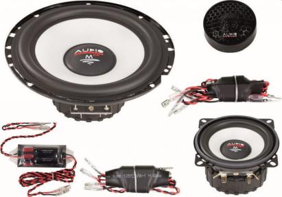 Set difuzoare auto componente pe 3 cai Audio System M 165/3 EVO 2, 165 mm