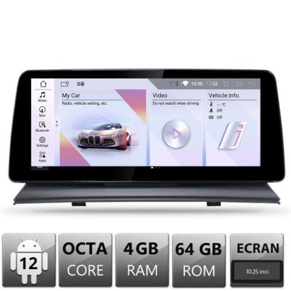 Navigație dedicată BMW X3 E83 Edotec Android 10.25 inch 4GB RAM 64GB 4G BT