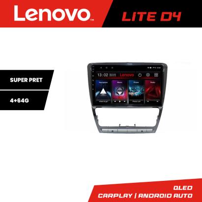 Navigație Android Skoda Octavia 2 2005-2013 Lenovo 4+64GB Waze USB