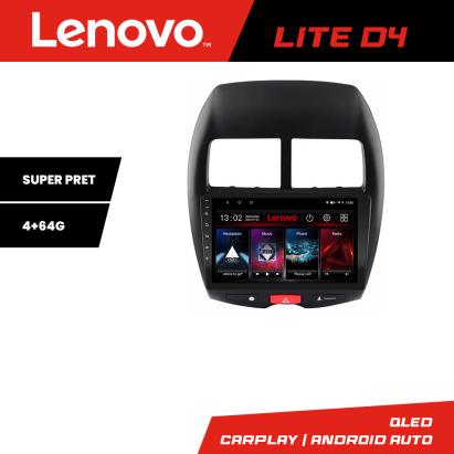Navigație Android Lenovo Lite D4 pentru Mitsubishi ASX, 4GB RAM, 64GB