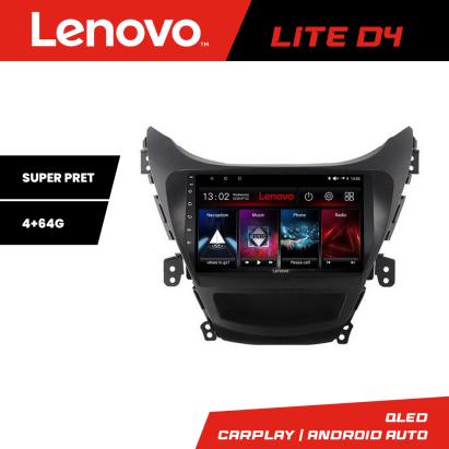 Navigație Android Hyundai Elantra 2011-2013 Lenovo Lite D4 4+64 GB