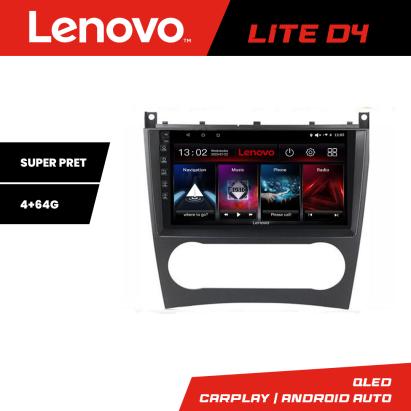 Navigație Android Mercedes Clasa C W203 facelift Lenovo 4+64GB Bluetooth