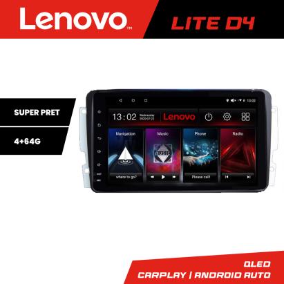 Navigație Android Lenovo 4+64GB pentru Mercedes C, CLK și G, Waze USB