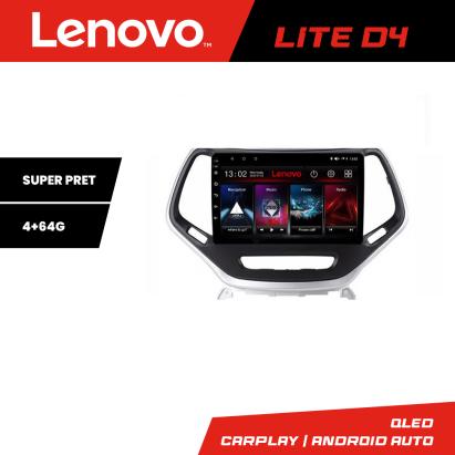 Navigatie Jeep Cherokee 2014-2019 Lenovo Lite D4, 4GB RAM, 64GB, Android