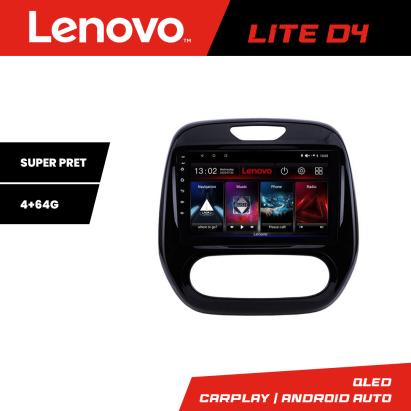 Navigație Renault Captur Lenovo Lite D4 4+64 GB Android cu Waze și USB