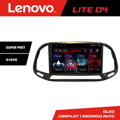 Navigatie Fiat Doblo 2015-2018 Lenovo Lite D4 4+64 GB Android