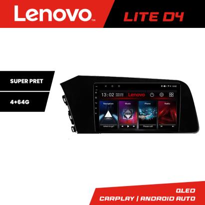 Navigatie Android Lenovo 4+64GB pentru Hyundai Elantra 2021 cu Waze