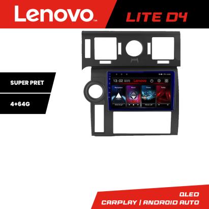 Navigație Android Lenovo 4+64GB pentru Hummer H2 2008-2010 cu GPS