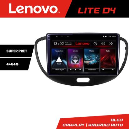 Navigație Hyundai i10 2007-2013 Android 4GB+64GB GPS CarPlay Lenovo