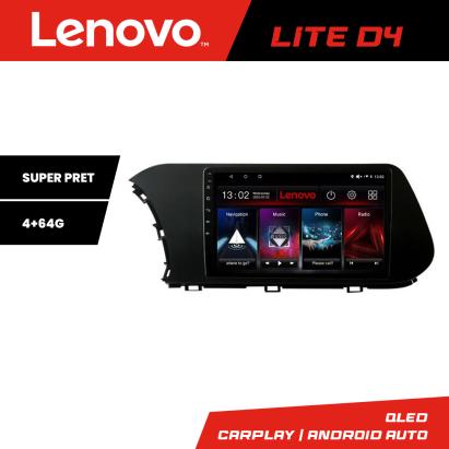 Navigatie Hyundai i20 2020+ Lenovo Lite D4, 4GB RAM, 64GB, Android