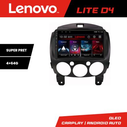 Navigație Android Mazda 2 2007-2013 cu GPS, 4GB RAM, 64GB Lenovo
