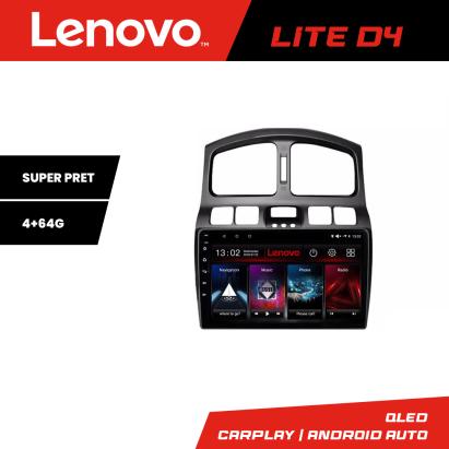 Navigație Android Hyundai Santa Fe 2000-2006, GPS, 4+64GB, Lenovo