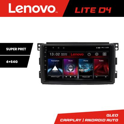 Navigație Android Lenovo 4+64 GB pentru Smart ForTwo/ForFour 2005-2010