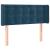 Tăblie pat cu aripioare albastru închis 93x16x78/88 cm catifea GartenMobel Dekor