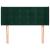 Tăblie de pat cu aripioare verde închis 103x16x78/88 cm catifea GartenMobel Dekor