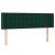 Tăblie de pat cu aripioare verde închis 147x16x78/88 cm catifea GartenMobel Dekor