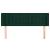 Tăblie de pat cu aripioare verde închis 147x16x78/88 cm catifea GartenMobel Dekor