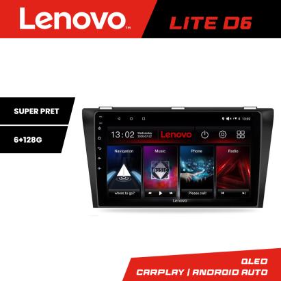 Navigatie Android Mazda 3 2009-2014 Lenovo Lite D6, 6GB RAM, 128GB