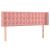 Tăblie de pat cu aripioare roz 147x16x78/88 cm catifea GartenMobel Dekor