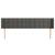 Tăblie de pat cu aripioare gri închis 163x16x78/88 cm catifea GartenMobel Dekor