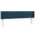 Tăblie pat cu aripioare albastru închis 163x16x78/88 cm catifea GartenMobel Dekor