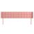 Tăblie de pat cu aripioare roz 163x16x78/88 cm catifea GartenMobel Dekor