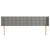 Tăblie de pat cu aripioare gri deschis 183x16x78/88 cm catifea GartenMobel Dekor