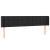 Tăblie de pat cu aripioare negru 183x16x78/88 cm catifea GartenMobel Dekor