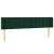 Tăblie de pat cu aripioare verde închis 183x16x78/88 cm catifea GartenMobel Dekor