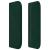 Tăblie de pat cu aripioare verde închis 183x16x78/88 cm catifea GartenMobel Dekor