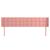 Tăblie de pat cu aripioare roz 183x16x78/88 cm catifea GartenMobel Dekor