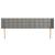 Tăblie de pat cu aripioare gri deschis 203x16x78/88 cm catifea GartenMobel Dekor