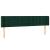 Tăblie de pat cu aripioare verde închis 203x16x78/88 cm catifea GartenMobel Dekor