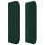 Tăblie de pat cu aripioare verde închis 203x16x78/88 cm catifea GartenMobel Dekor
