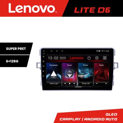 Navigație Toyota Verso 2010-2016 Lenovo Lite D6, Android, 6GB RAM, 128GB