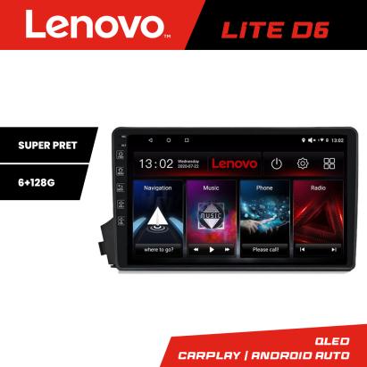 Navigație Android Lenovo Lite D6 pentru SsangYong Kyron Actyon, 6+128GB