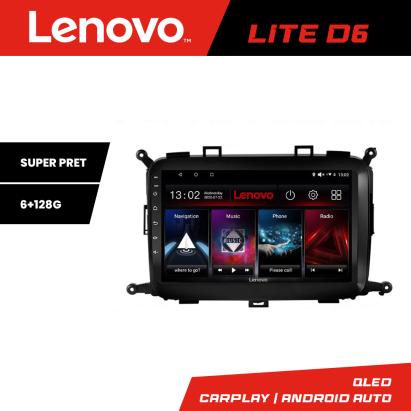 Navigație Android Lenovo Lite D6 pentru Kia Carens 2013-2018, 6+128 GB