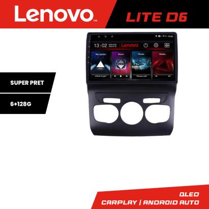 Navigație Android Lenovo Lite D6 pentru Citroen C4 2011-2016, 6+128 GB