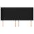 Tăblie de pat cu aripioare, negru, 163x16x118/128 cm, textil GartenMobel Dekor