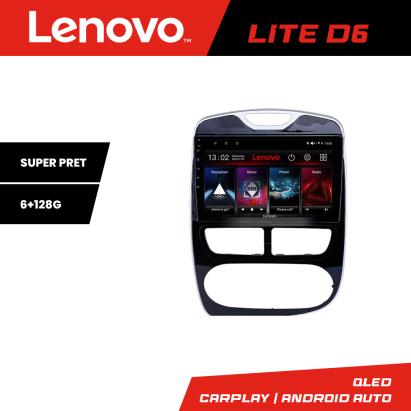 Navigatie Renault Clio 4 Lenovo Lite D6, Android, 6GB RAM, 128GB